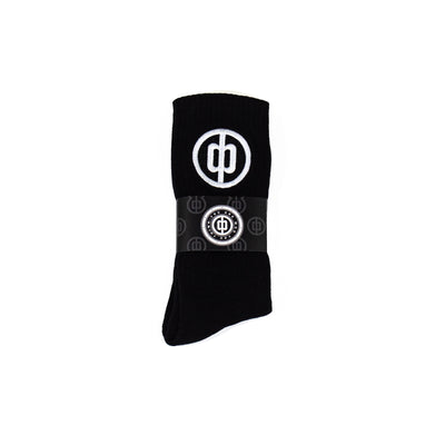 DPAGEDESIGN Black Monogram Socks